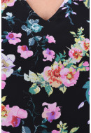 Bluza Dama Jacqueline De Yong Gilly 7/8 Black Flower